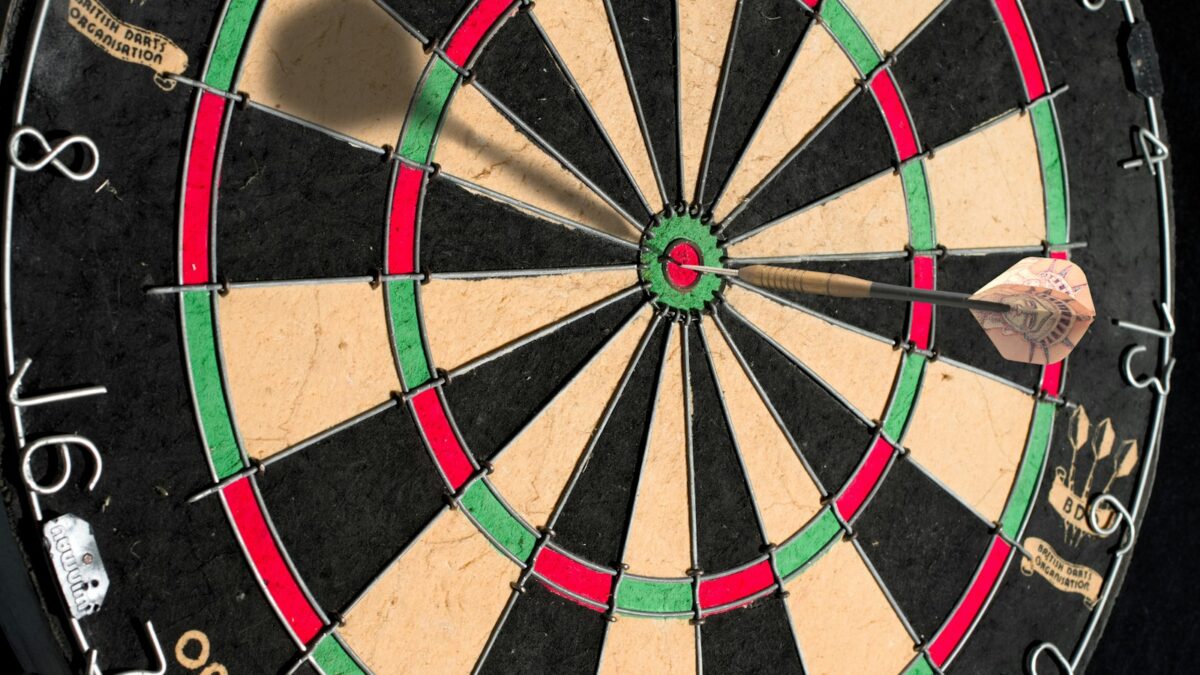 brown and black round board
